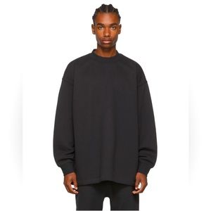 ESSENTIALS Black Relaxed Sweater